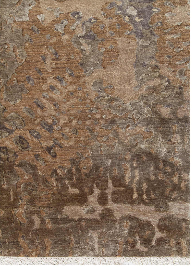 Designer Teppich - 75 x 150 cm - beige