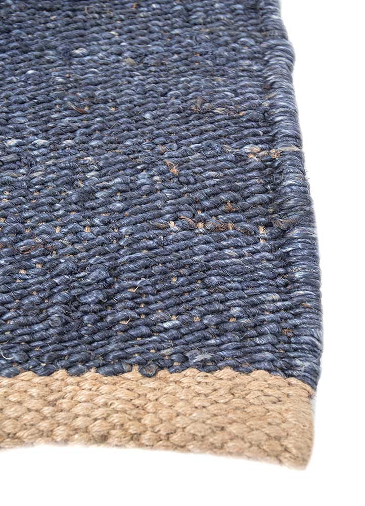 Juteteppich - 180 x 270 cm - seeblau