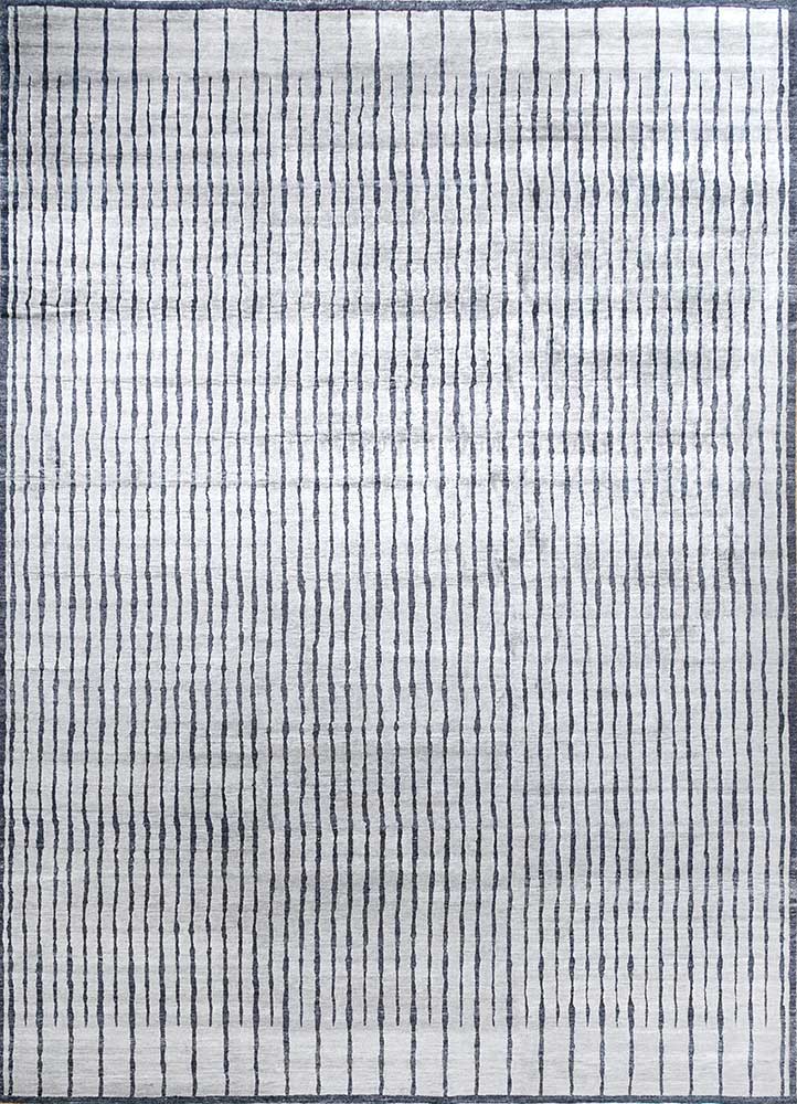 Viskose Teppich - 255 x 435 cm - hellgrau