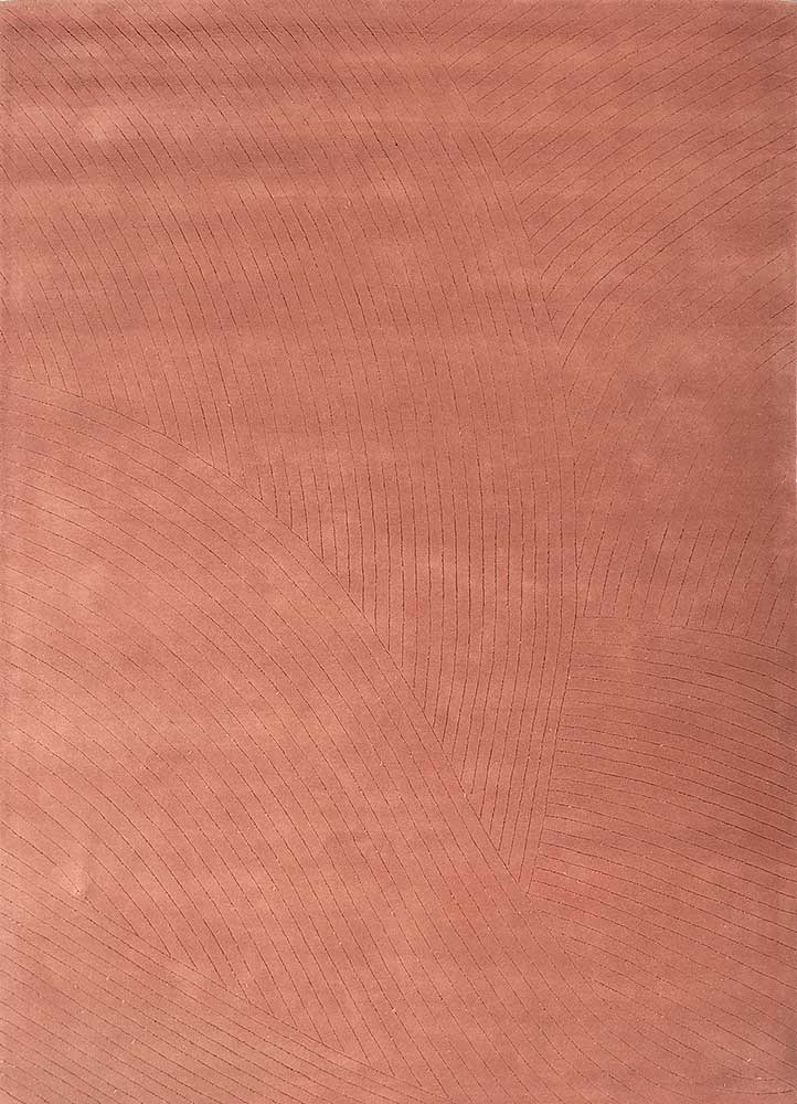 Wollteppich - 168 x 238 cm - orange