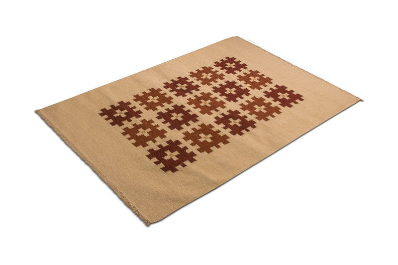 Kelim Modern Teppich 120x180cm - rot