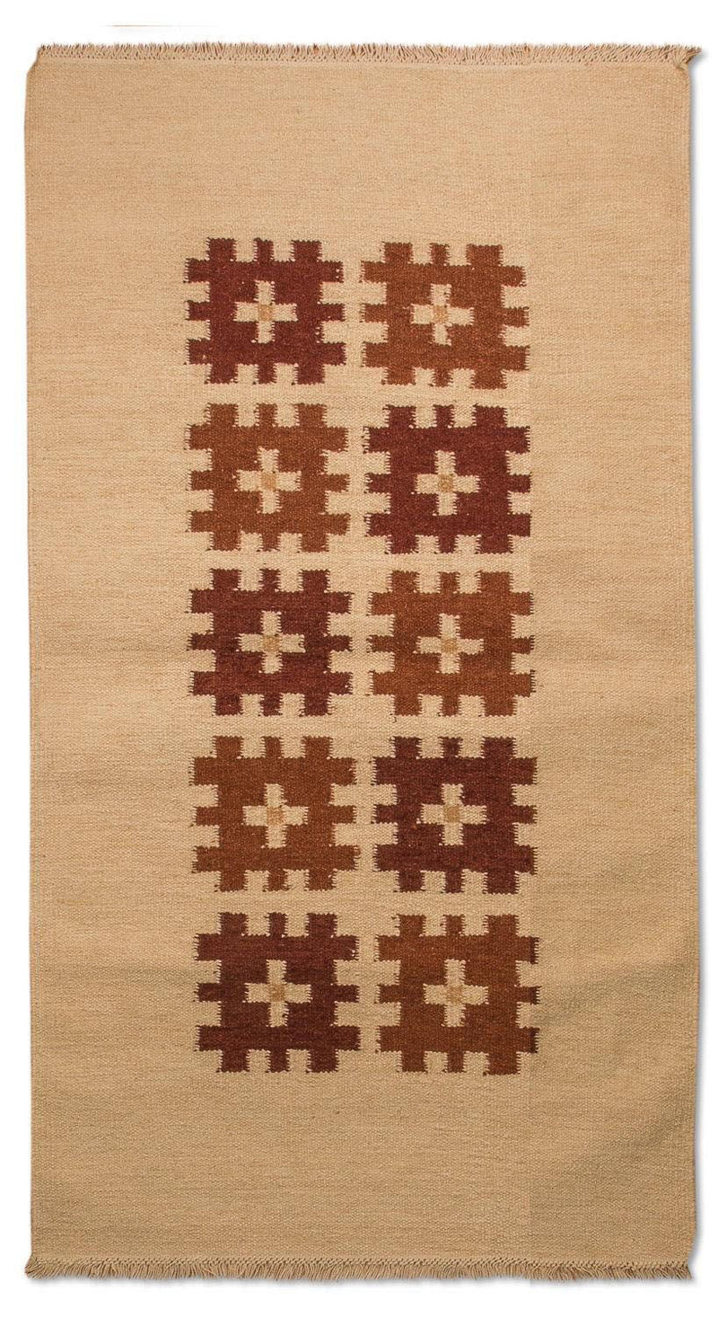 Kelim Modern Teppich 80x250cm - Wollteppich