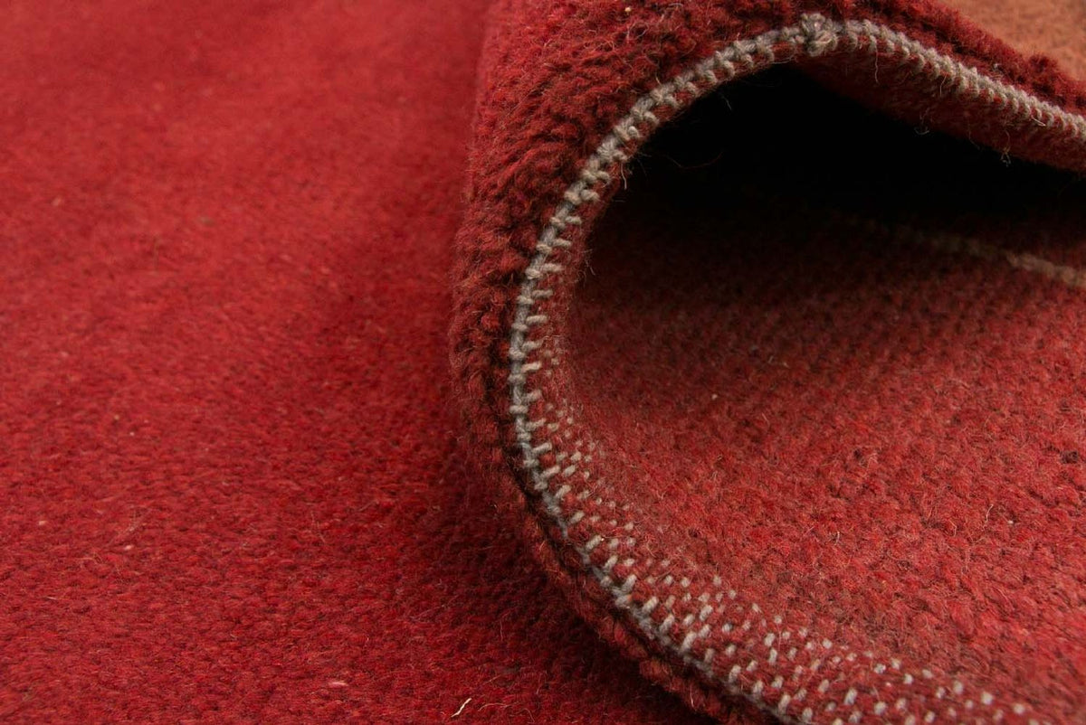 Nepal Teppich 70 x 140 cm - rot