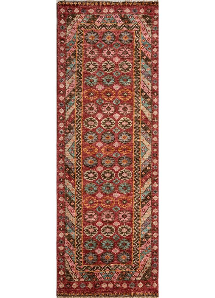 Läufer Woll - 90 x 360 cm - orange