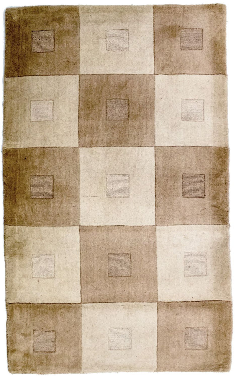 Wollteppich 90x148cm - mehrfarbig