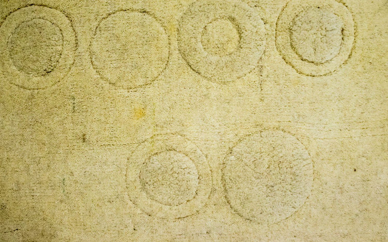 Wollteppich 80x148cm - beige