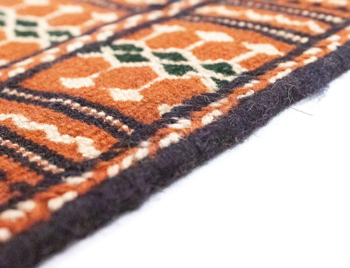 Kelim Fars Teppich 195x300cm - braun