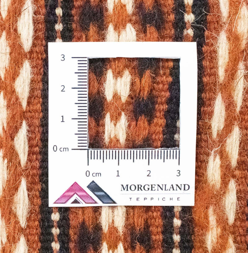 Kelim Fars Teppich 195x300cm - braun