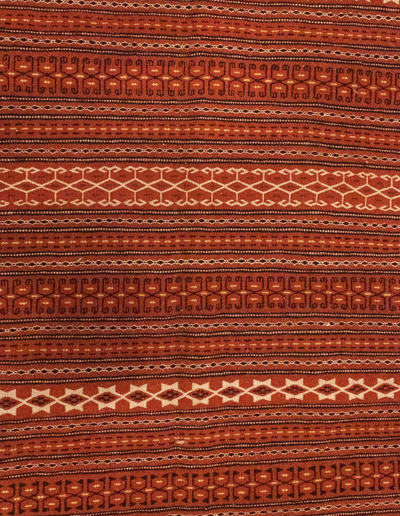 Kelim Fars Teppich 198x305cm - braun