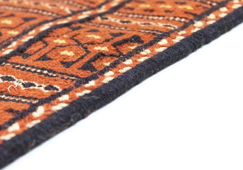 Kelim Fars Teppich 198x305cm - braun