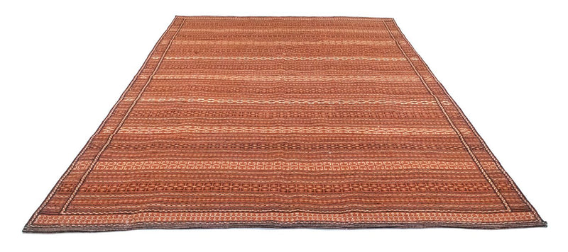 Kelim Fars Teppich 198x305cm - braun