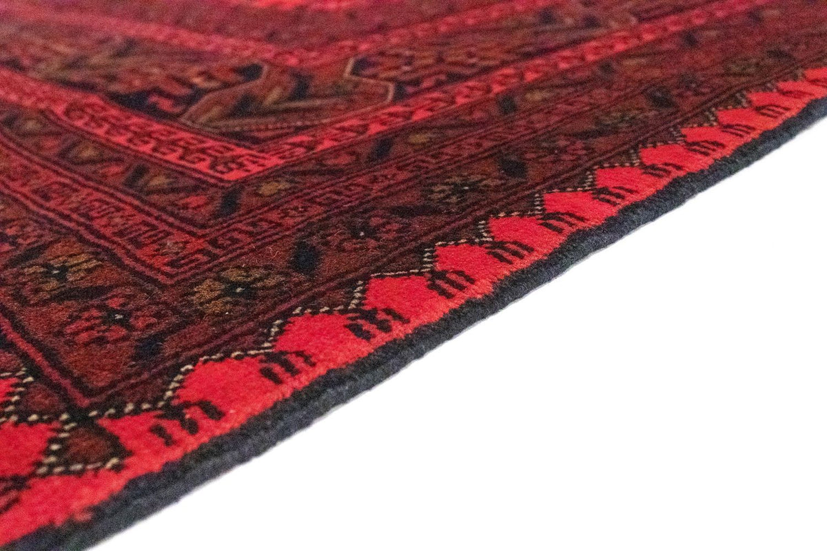 Afghan Teppich - Kunduz 198 x 300 cm - rot