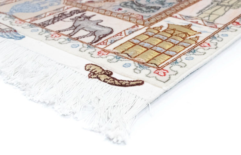 Perserteppich - Täbriz - Royal 75 x 134 cm - beige
