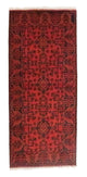 Afghan Teppich - Kunduz 75 x 189 cm - rot