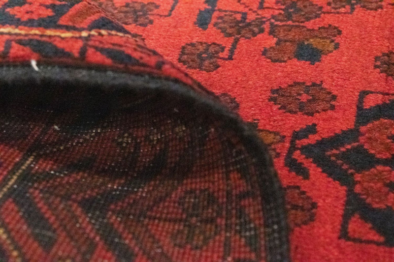 Afghan Teppich - Kunduz 75 x 189 cm - rot