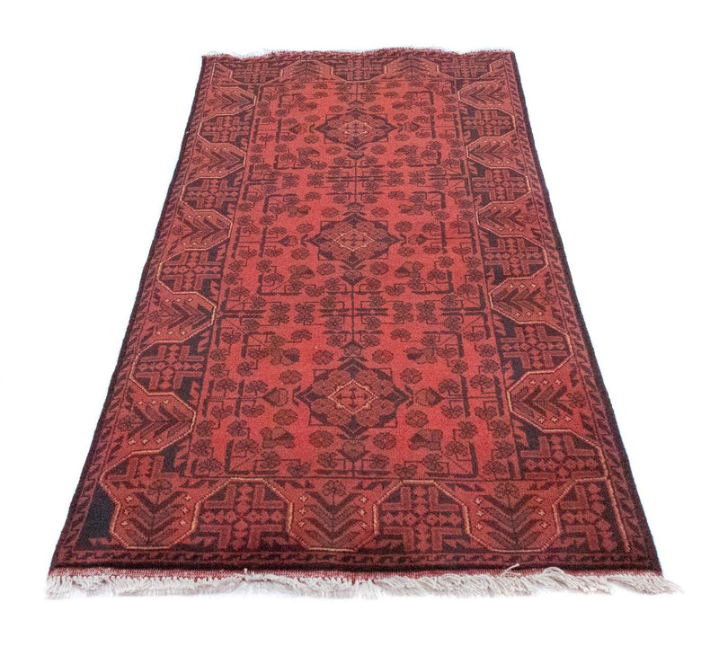 Afghan Teppich - Kunduz 75 x 189 cm - rot