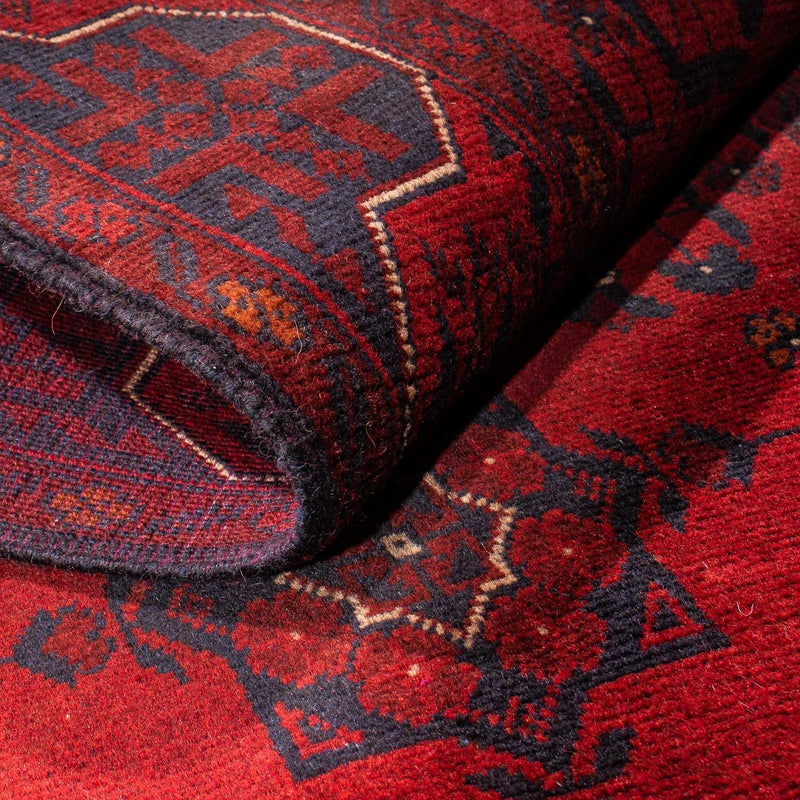 Khal Mohammadi Teppich 82x298cm - Orientteppich - dunkelrot