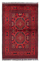 Khal Mohammadi Teppich 102x146cm - Orientteppich - dunkelrot