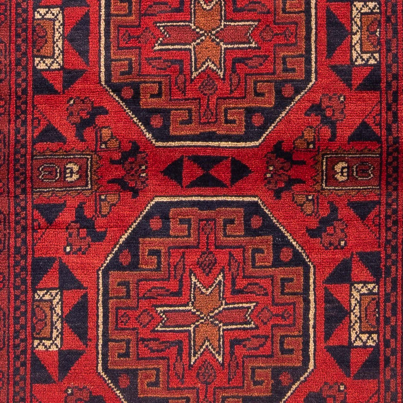 Khal Mohammadi Teppich 102x146cm - Orientteppich - dunkelrot