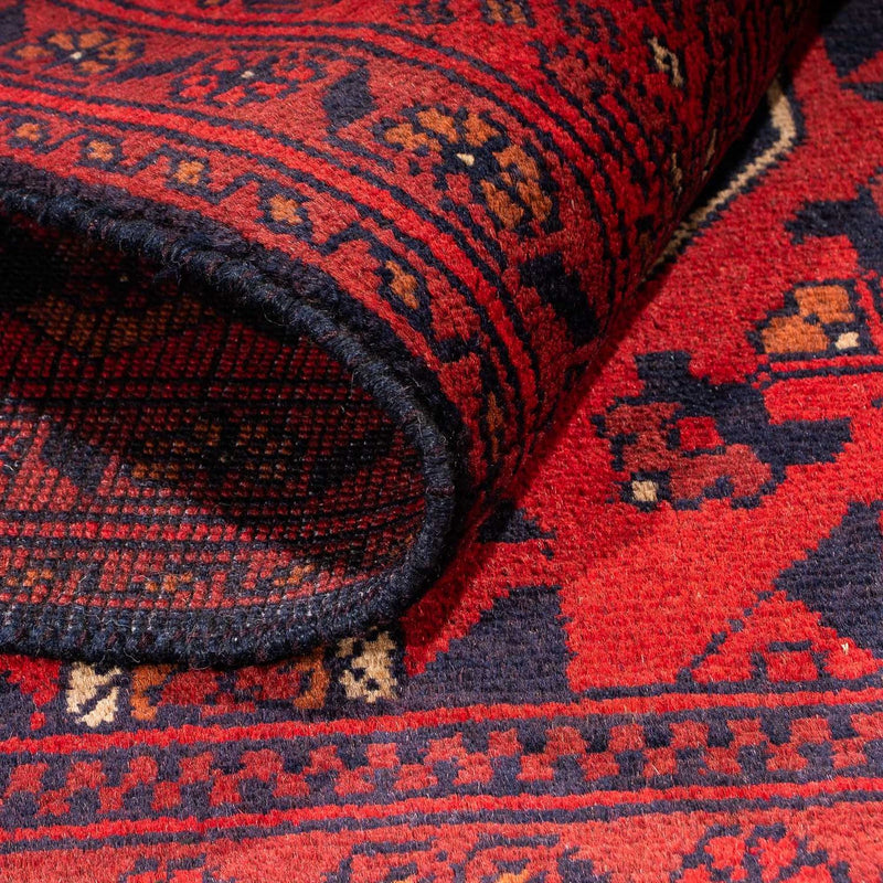 Khal Mohammadi Teppich 102x146cm - Orientteppich - dunkelrot