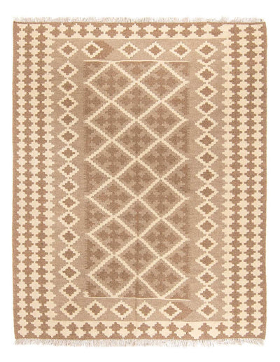 Kelim Fars Teppich 163x218cm - hellbraun