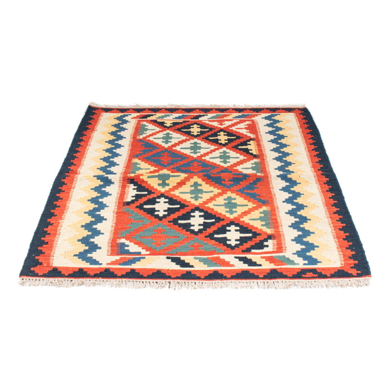 Kelim Fars Teppich 108x145cm - mehrfarbig