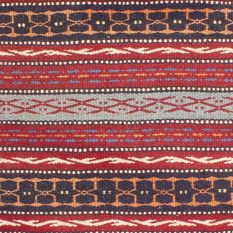 Kelim Senneh Teppich 70x200cm - mehrfarbig
