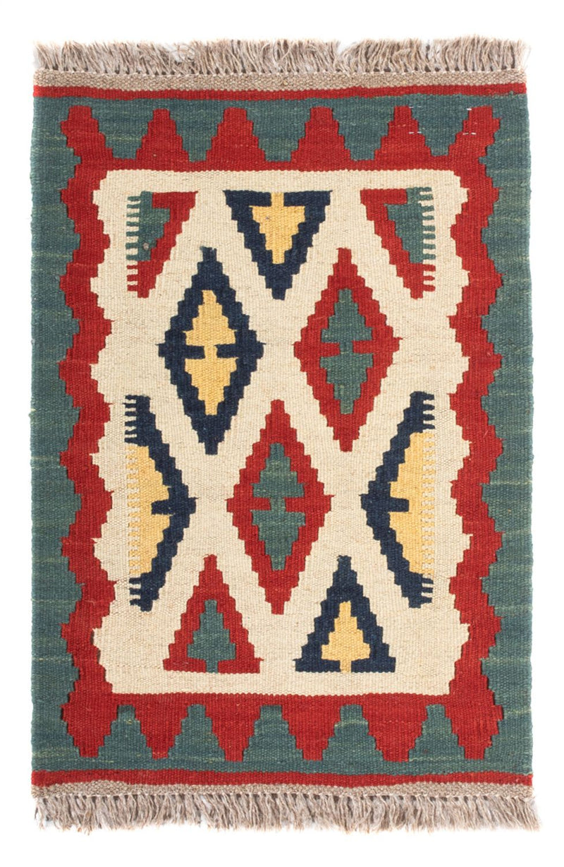Kelim Fars Teppich 40x60cm - mehrfarbig