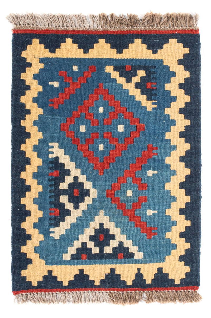 Kelim Fars Teppich 40x60cm - mehrfarbig