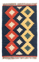 Kelim Fars Teppich 40x60cm - mehrfarbig