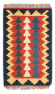 Kelim Fars Teppich 40x60cm - mehrfarbig