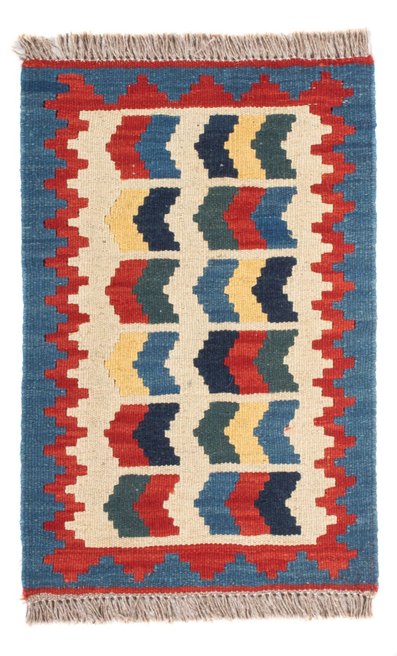 Kelim Fars Teppich 40x60cm - mehrfarbig