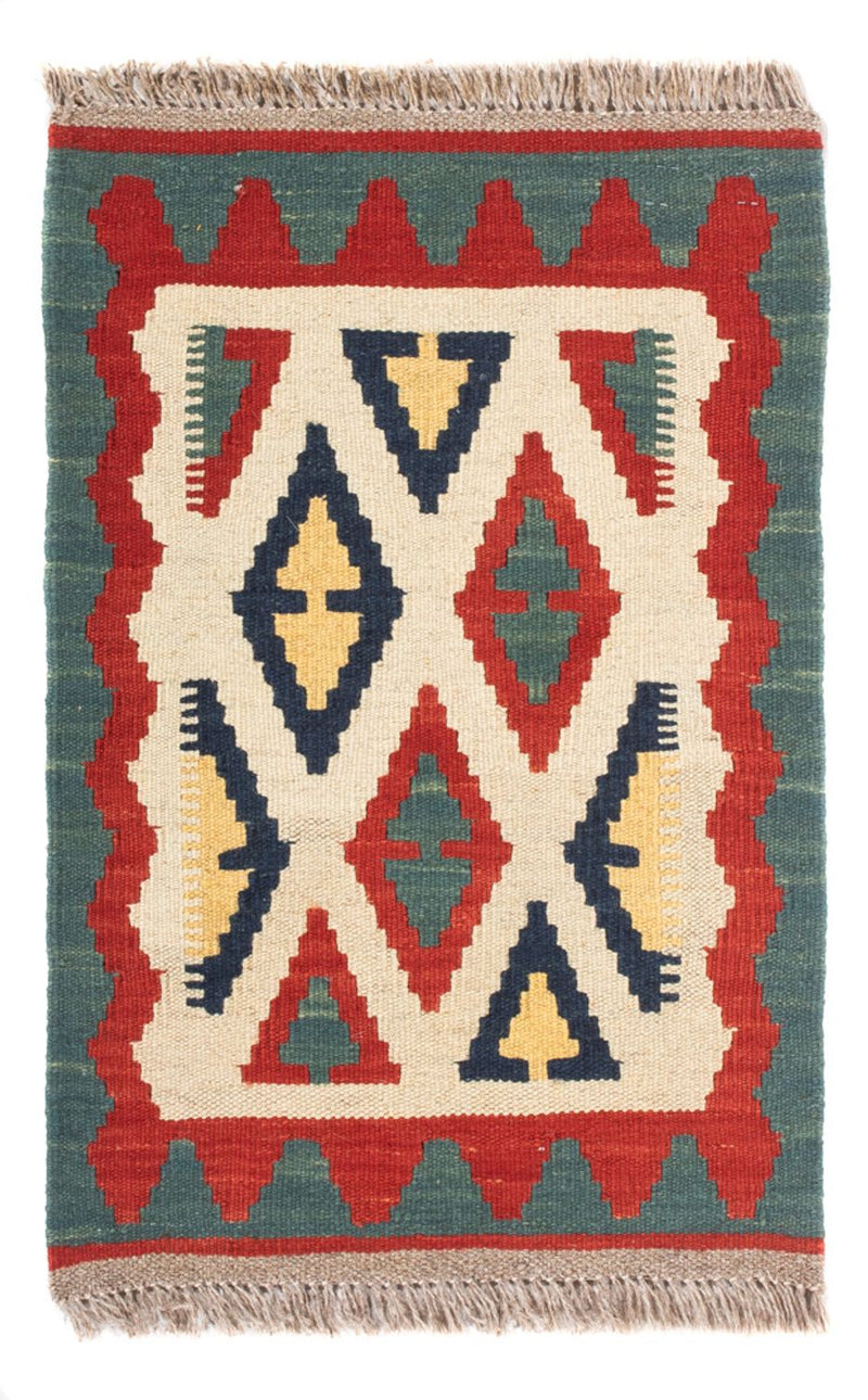 Kelim Fars Teppich 40x60cm - mehrfarbig
