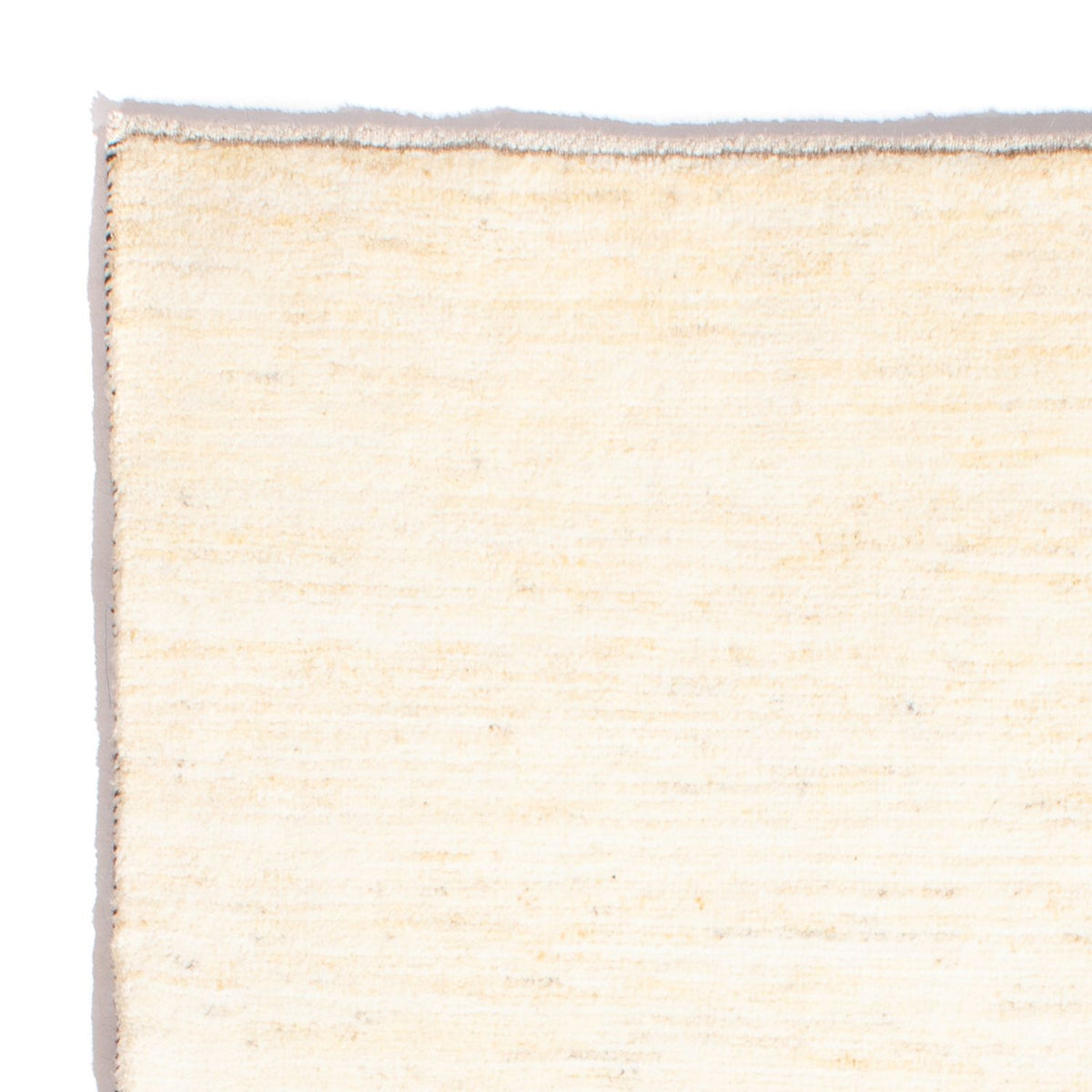 Gabbeh Persisch Teppich 72x137cm - Perserteppich Wollteppich - creme