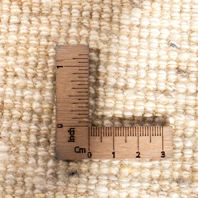 Gabbeh Persisch Teppich 70x142cm - Perserteppich Wollteppich - hellbeige