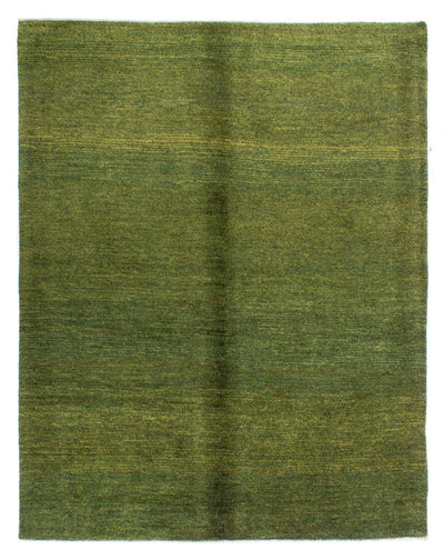 Gabbeh Persisch Teppich 154x195cm - Perserteppich Wollteppich - grün