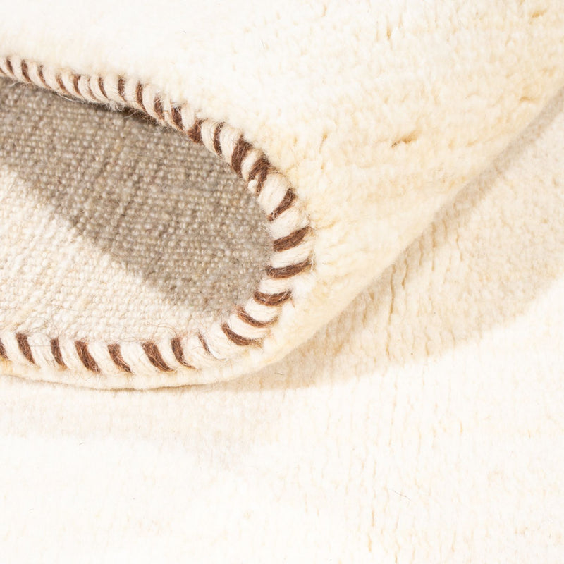 Gabbeh Persisch Teppich 153x188cm - Perserteppich Wollteppich - beige