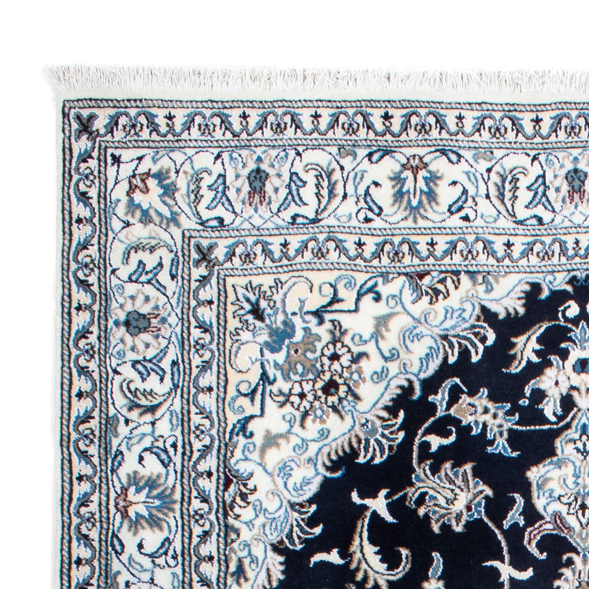 Nain - 12La Teppich 168x236cm - Perserteppich - dunkelblau