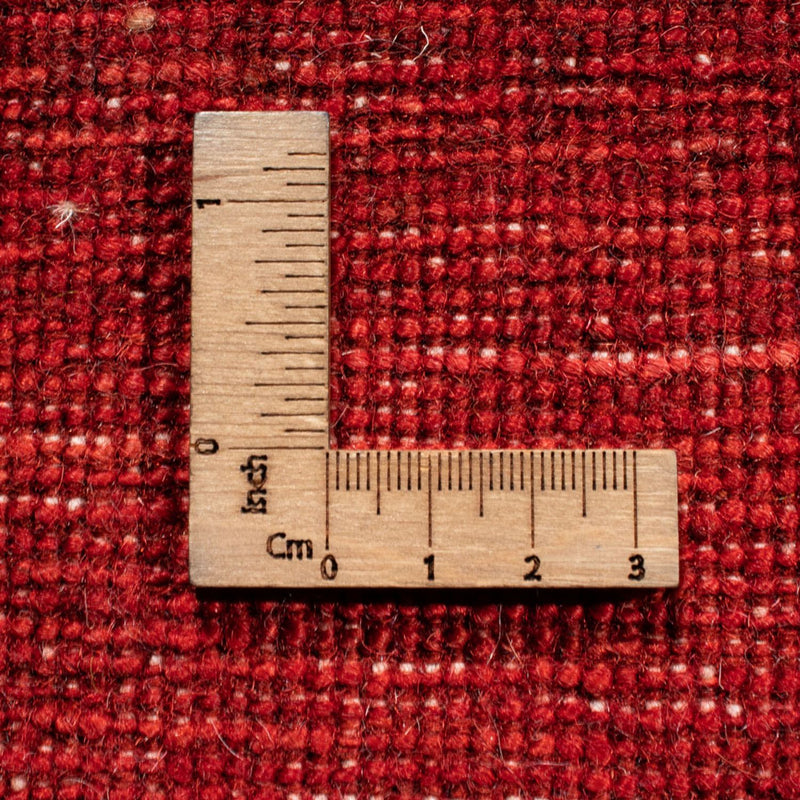 Gabbeh Persisch Teppich 177x253cm - Perserteppich Wollteppich - rot