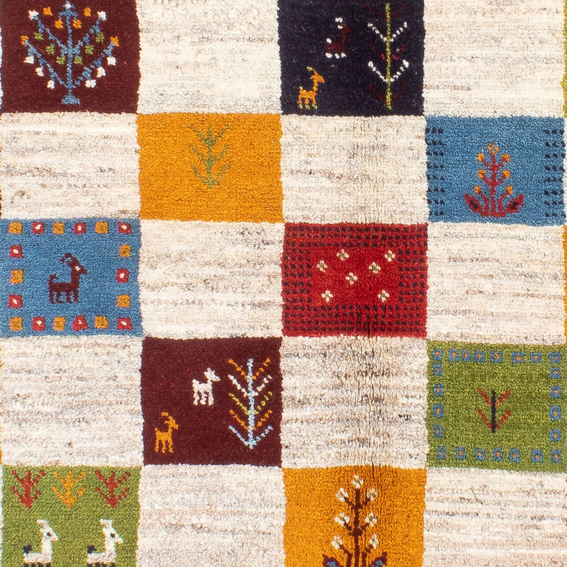 Gabbeh Persisch Teppich 155x197cm - Perserteppich Wollteppich - mehrfarbig