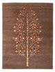 Designer Teppich 187x249cm - braun