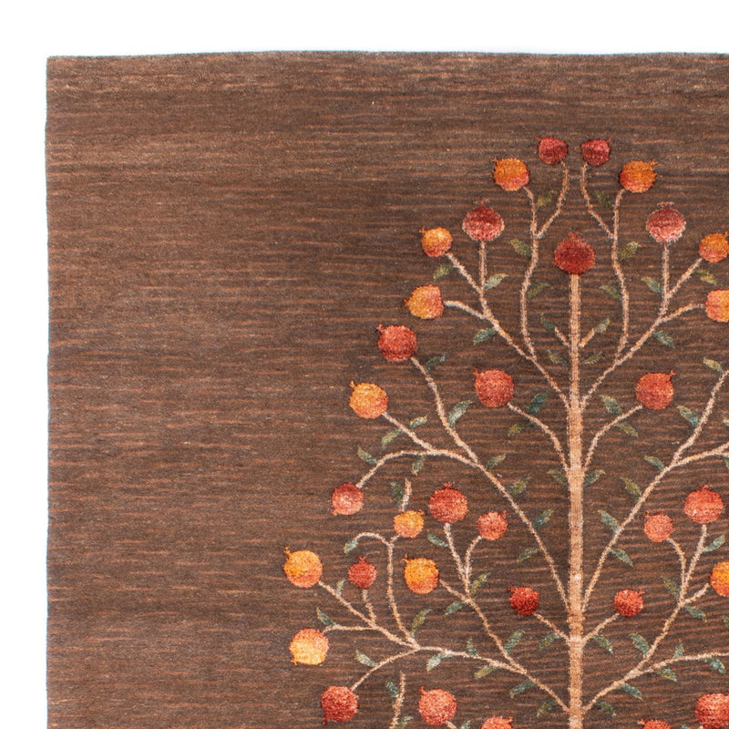 Designer Teppich 187x249cm - braun