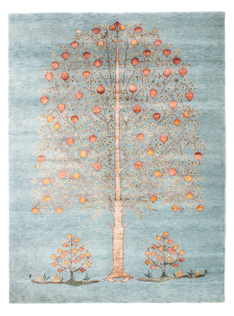 Designer Teppich 184x253cm - türkis