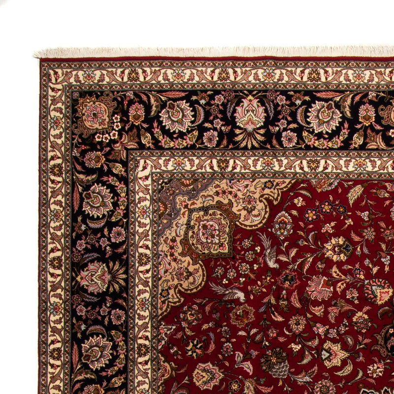 Täbriz - 50 Raj Teppich 250x302cm - Perserteppich - rot