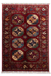 Ariana Teppich 100x142cm - Orientteppich - dunkelrot – product image