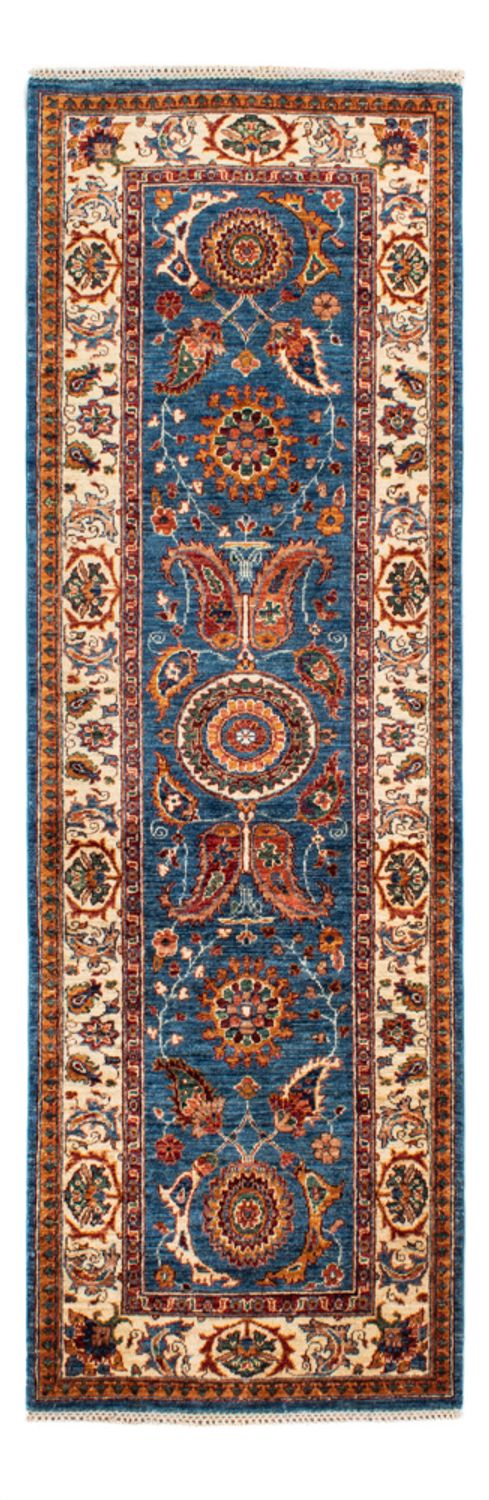 Ariana Teppich 88x239cm - Orientteppich - hellblau