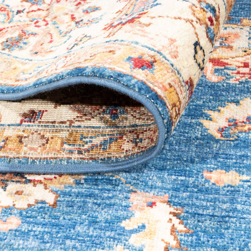 Ziegler Teppich 150x212cm - Orientteppich - blau
