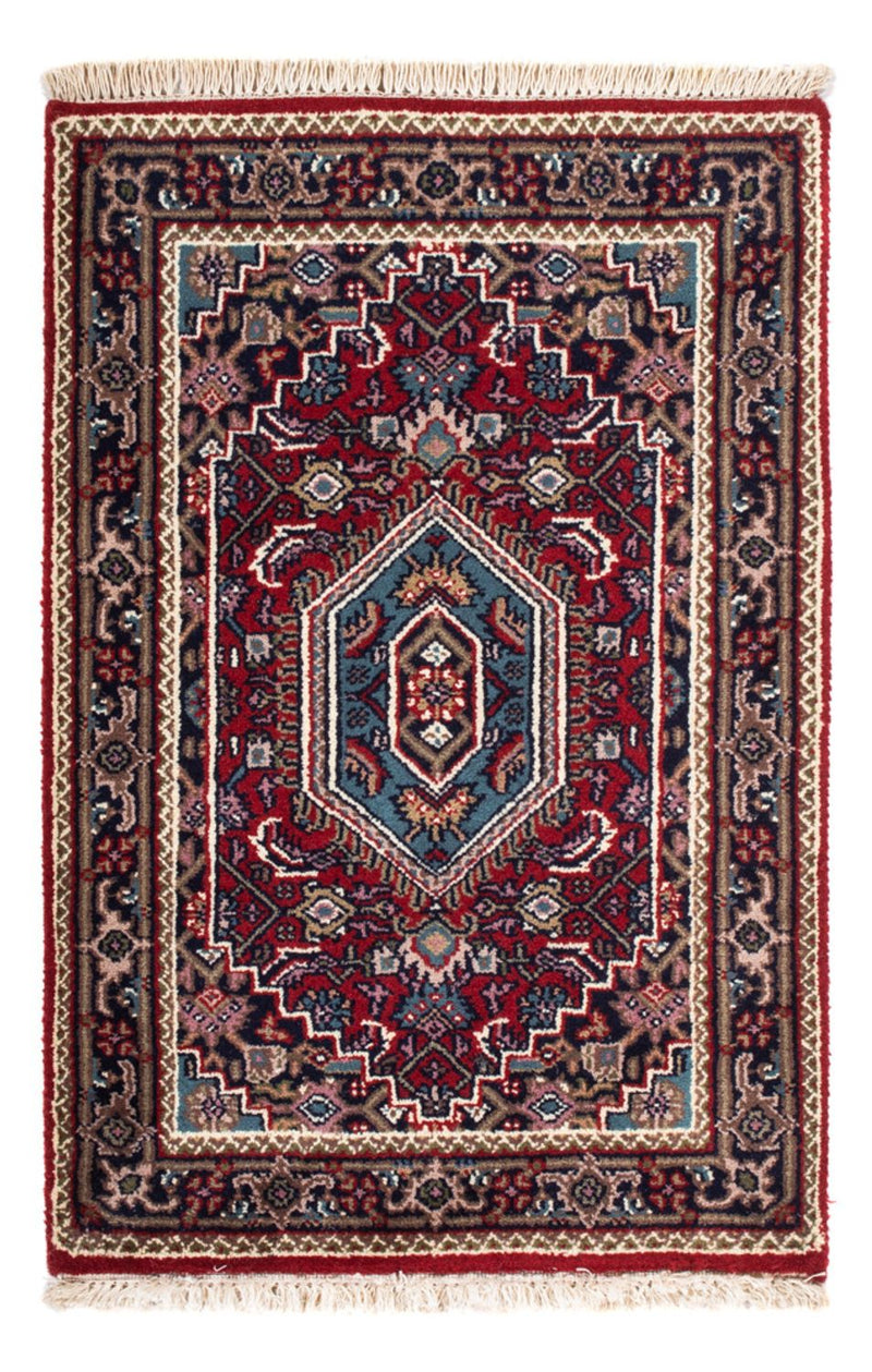 Indo Bidjar Teppich 60x90cm - Orientteppich - rot