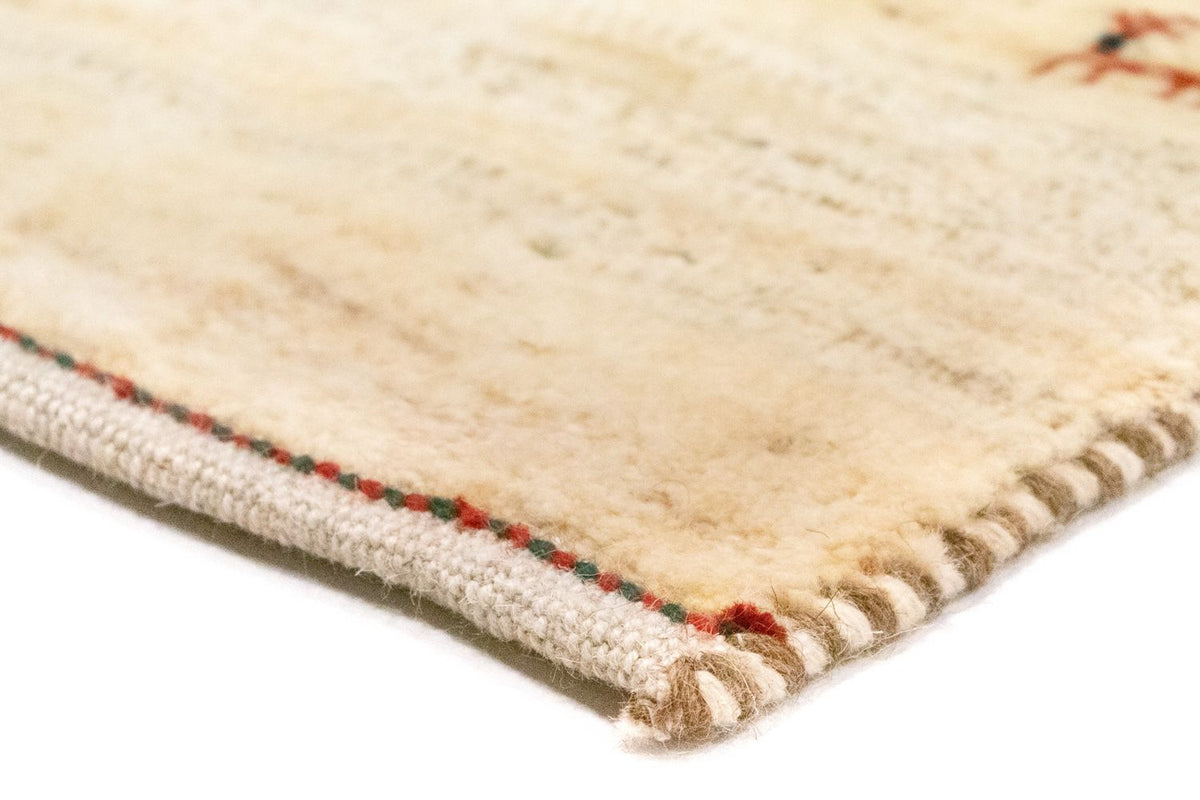 Gabbeh Teppich - Perser 75 x 215 cm - beige