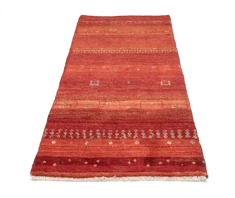 Gabbeh Teppich - Perser 75 x 215 cm - rot